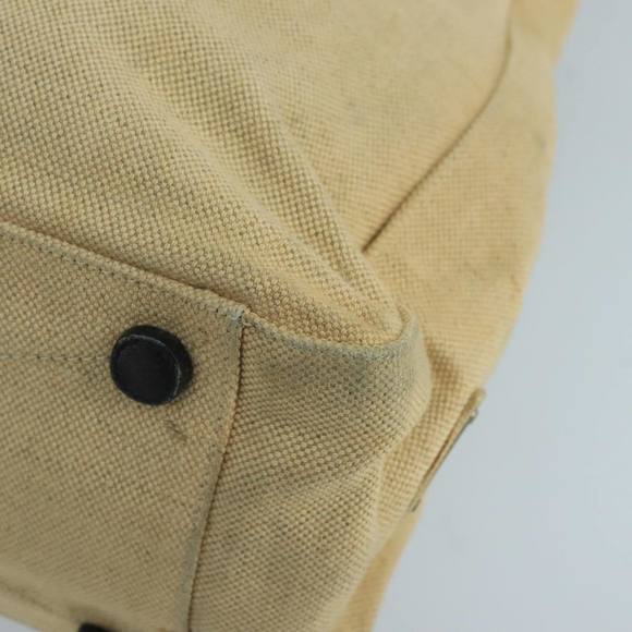 PRADA Tote Bag Canvas Beige Auth ti2434 - Picture 10 of 16